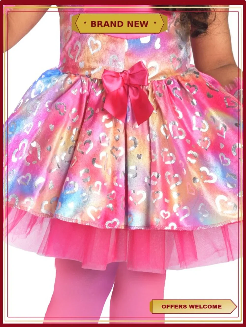 Toddler Halloween Costume Rainbow Kitty Size 2T Way to Celebrate